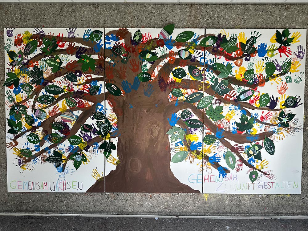 Foto von einem Wandbild